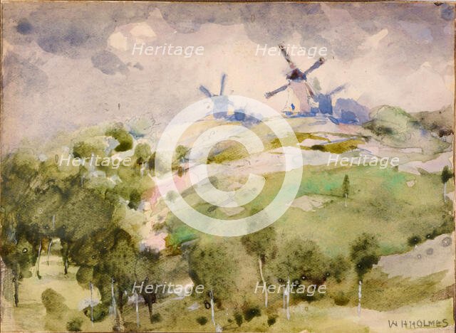 Windmills, n.d. Creator: William Henry Holmes.