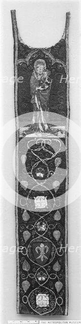 Orphrey, French, 15th century. Creator: Unknown.