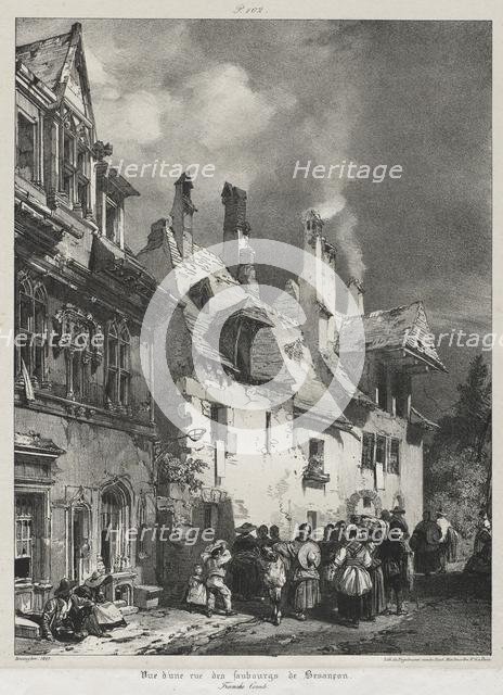 Voyages pittoresques et romantiques dans lancienne France, Franche-Comté..., 1825. Creator: Richard Parkes Bonington (British, 1802-1828).