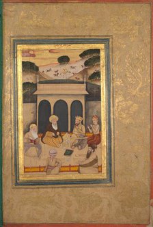 Nobleman Visiting Saint at his Shrine, 17 - 18th century. Creator: Unknown.