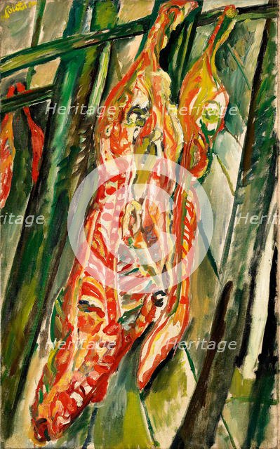 Beef carcass, c. 1920. Creator: Soutine, Chaim (1893-1943).