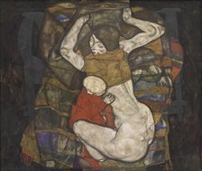 Young mother, 1914. Creator: Schiele, Egon (1890-1918).