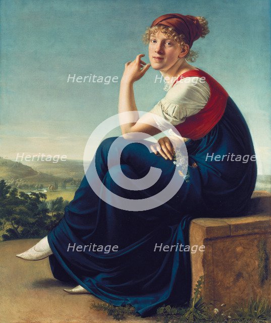 Portrait of Heinrike Dannecker, 1802. Artist: Schick, Christian Gottlieb (1776-1812)