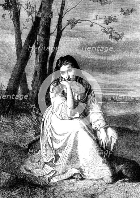 The International Exhibition - Sterne's "Maria", by Andrea Appiani Jun., of Milan, 1862. Creator: W Thomas.