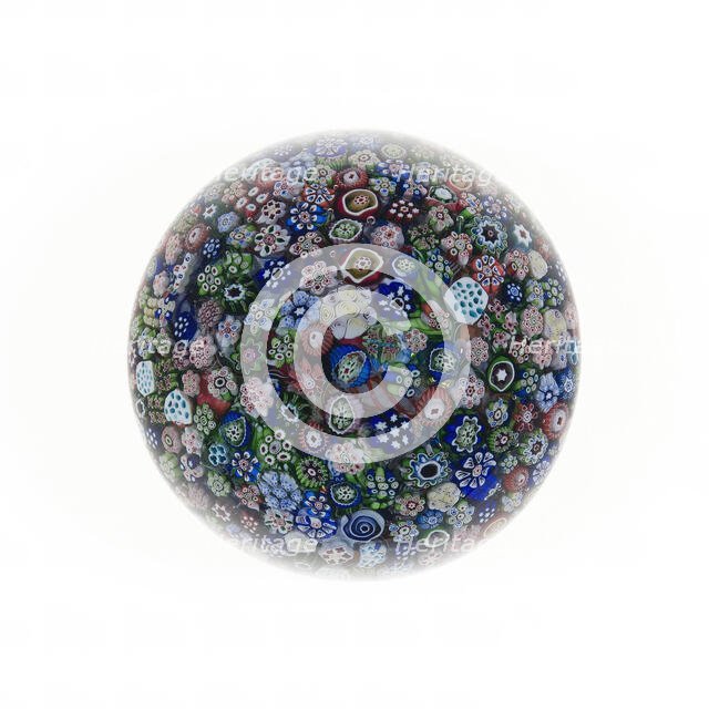 Paperweight, France, c. 1845/60. Creator: Baccarat Glasshouse.