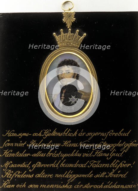 Charles XIV John, 1815.  Creator: Gustaf Hieronymus Hallman.