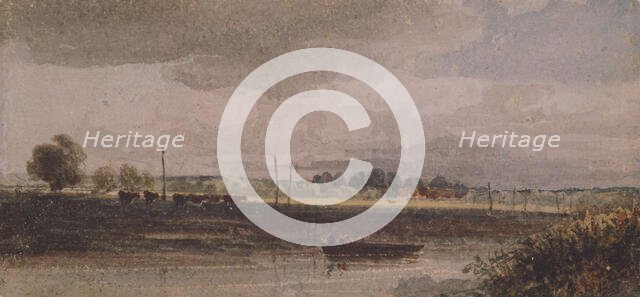 River Scene [undated], c1820s. Creator: David Cox the Elder.