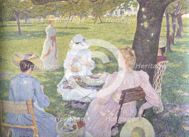 In July - before noon or The orchard, 1890.