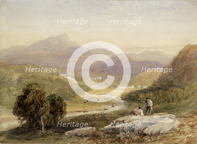 The Vale of Ffestiniog, Merionethshire, 19th century. Artist: David Cox the elder.