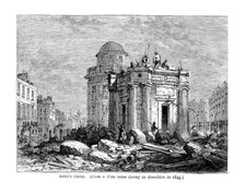 Kings Cross in 1845. Artist: Unknown