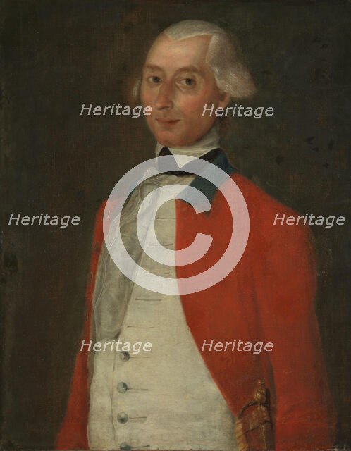 Lieutenant Colonel Johan Peter Vosgraff, between 1783 and 1789. Creator: Heinrich Christian Friedrich Hosenfeller.