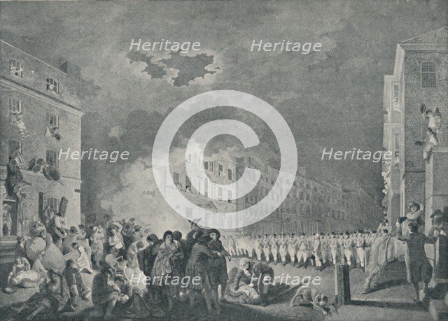 'The Riot in Broad Street, June 7th, 1780', (1920). Artist: James Heath.