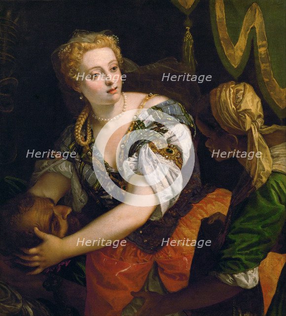 Judith with the Head of Holofernes, c. 1580. Artist: Veronese, Paolo (1528-1588)