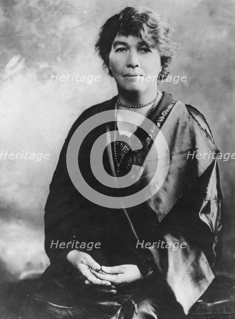 Emmeline Pethick-Lawrence (1867-1954), British suffragette, early 20th century. Artist: Unknown