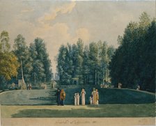 In the Park. Olgovo, 1813. Artist: Apraksina (1798-1886)