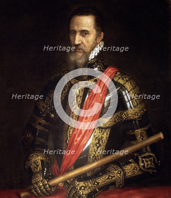 Fernando Alvarez de Toledo, Duke of Alba (1508-1582), general of Carlos V and Felipe II.