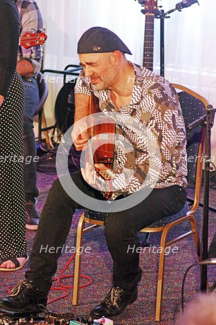 Antonio Forcione, Watermill Jazz Club, Dorking, Surrey, 11 June 2019. Creator: Brian O'Connor.