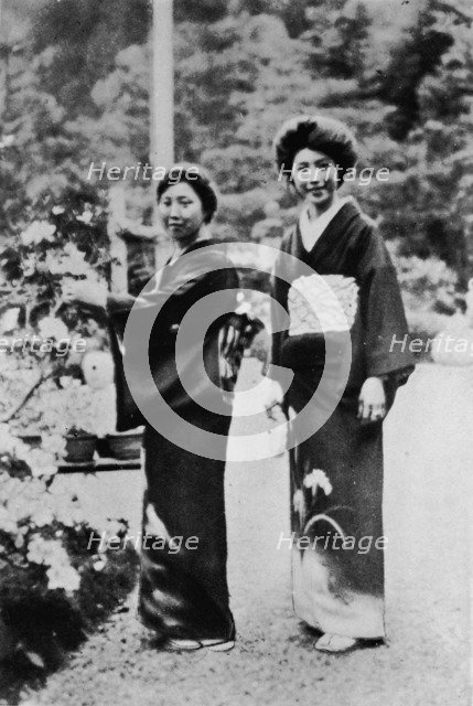 You cannot understand Japan without understanding the Japanese woman', c1900, (1921). Artist: Julian Leonard Street.