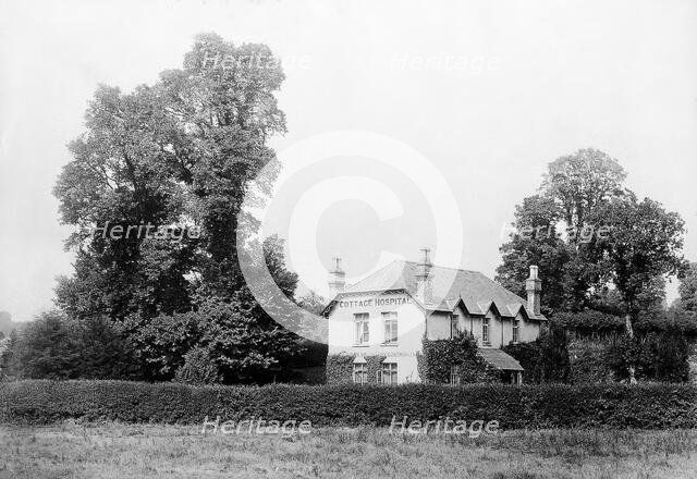 A cottage hospital, Totnes (?), Devon, c1890s. Creator: Unknown.