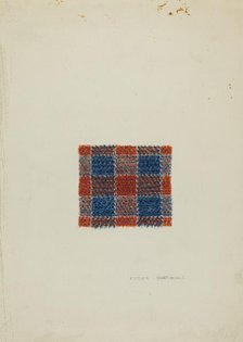 Textile, c. 1937. Creator: Esther Martindale.