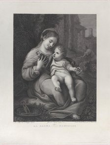 The Holy Family, 1811. Creators: Pietro Bonato, Giovanni Tognolli.