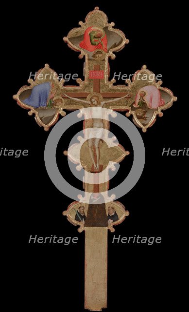 Portable, Double Sided Cross (verso), 1335-1340. Artist: Daddi, Bernardo (1290-1350)