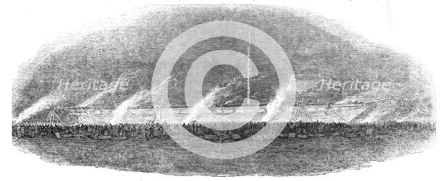 "The Great Britain" steam-ship leaving Cumberland Basin, Bristol, 1844. Creator: Unknown.