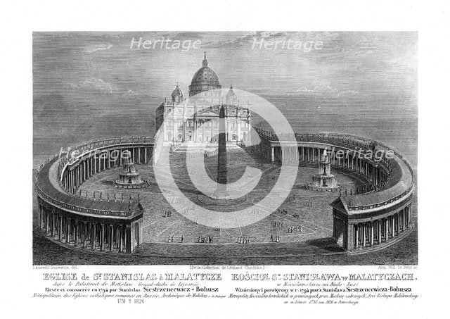 Church of St Stanislas Malatycze, 19th century. Artist: Alex Will