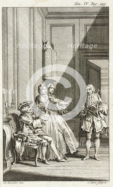 Illustration from Tom Jones, published 1750. Creator: Jan Punt.