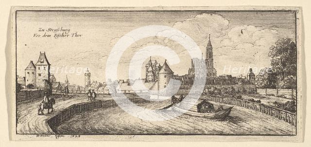 Strasbourg, 1663-65. Creator: Wenceslaus Hollar.