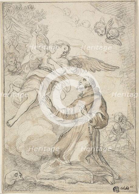 Angel Appearing to Saint Dominic, n.d. Creator: Giacinto Calandrucci.