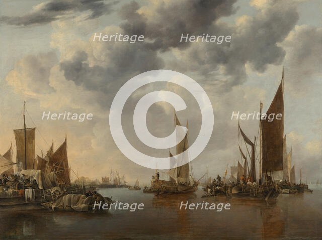Seascape with Ships. Creator: Jan van de Cappelle.