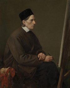 The Painter Johann Friedrich Overbeck, 1866-1867. Creator: Karl Hoffmann.