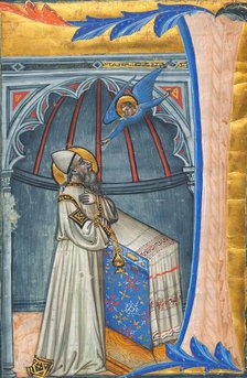 The Annunciation to Zacharias, c. 1400. Creator: Unknown.