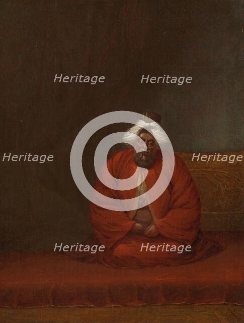 The Mufti, head of religious affairs, c.1727-c.1730. Creator: Jean Baptiste Vanmour.