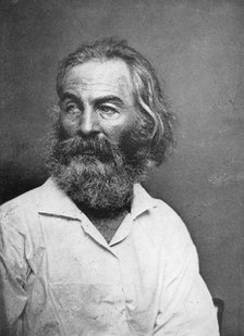 Walt Whitman (1819-1892), American poet, c1880s. Artist: Mathew Brady