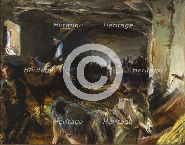 Stable at Cuenca, 1903. Creator: John Singer Sargent.