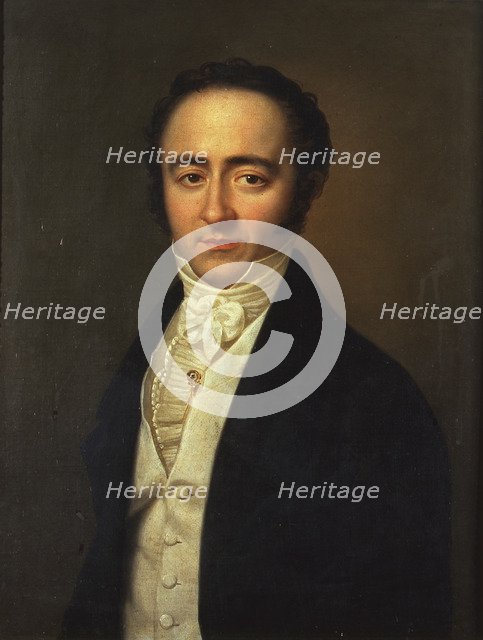 Portrait of Franz Xavier Wolfgang Mozart (1791-1844), 1825.