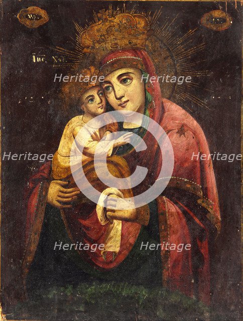 The Mother of God Our Lady of Pochayiv. Artist: Anonymous 
