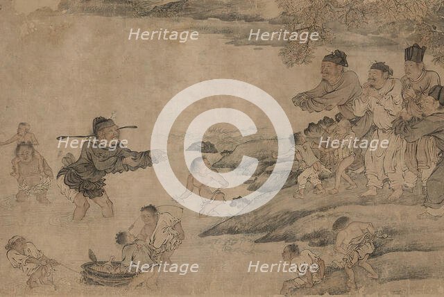 Yang Pu Moving His Family, Yuan dynasty (1279-1368). Creator: Unknown.