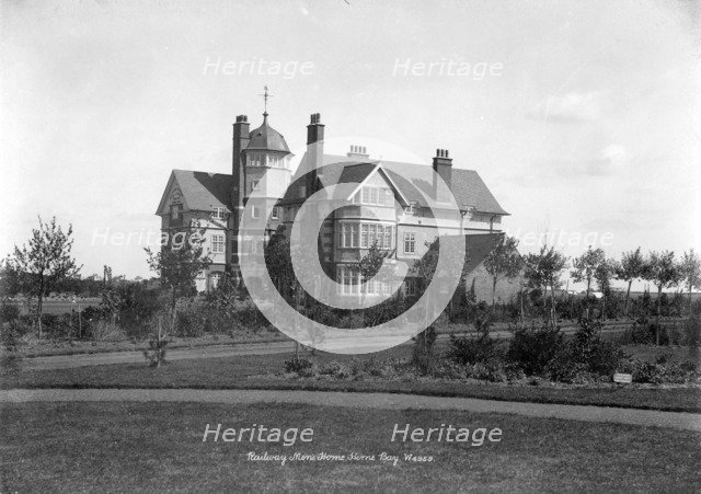 Railwaymen's Convalescent Home, Herne Bay, Kent, 1890-1910. Artist: Unknown