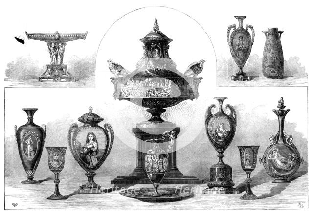 Worcester porcelain in the International Exhibition, 1871. Creator: Unknown.