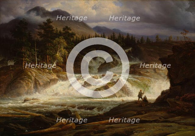 The Labro Falls, 1838. Creator: Thomas Fearnley.