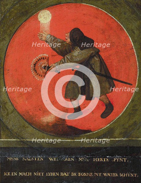 My neighbour?s success annoys me. I don?t want the sun to shine on the water., 1558. Creator: Bruegel (Brueghel), Pieter, the Elder (ca 1525-1569).