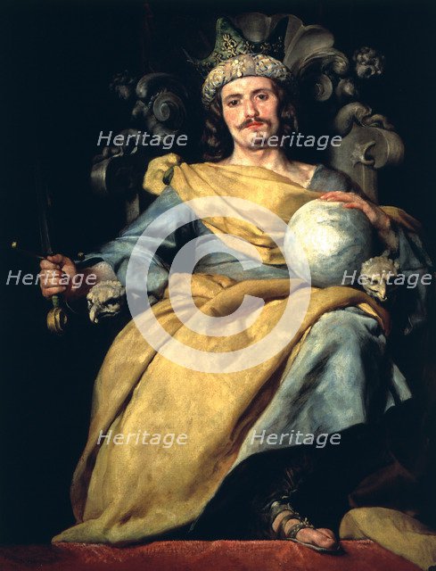  'A King of Spain', oil on canvas by Alonso Cano.