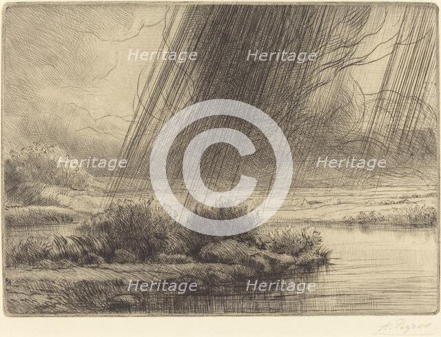 Storm (Un orage). Creator: Alphonse Legros.