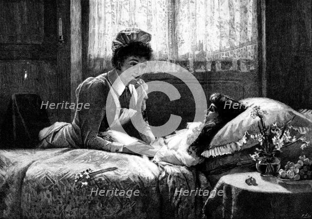 The Nurse - Miss B. A. Pughe, 1895. Creator: P Naumann.