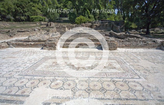 A private house in Olympia, Greece. Artist: Samuel Magal