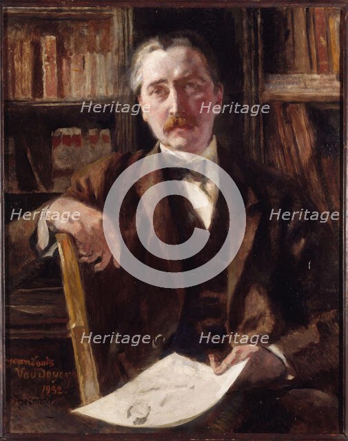 Portrait of Jean-Louis Vaudoyer (1883-1963), 1932. Creator: Paul Albert Besnard.