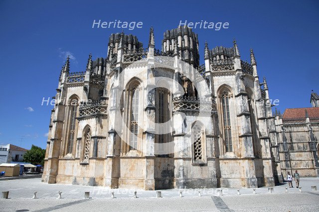 Exterior of the Unfinished Chapels, Monastery of Batalha, Batalha, Portugal, 2009  Artist: Samuel Magal